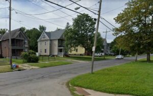 Car shot at while driving through utica neighborhood