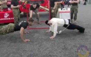 Yeshiva student beats u. S. Marine in gym pushup challenge