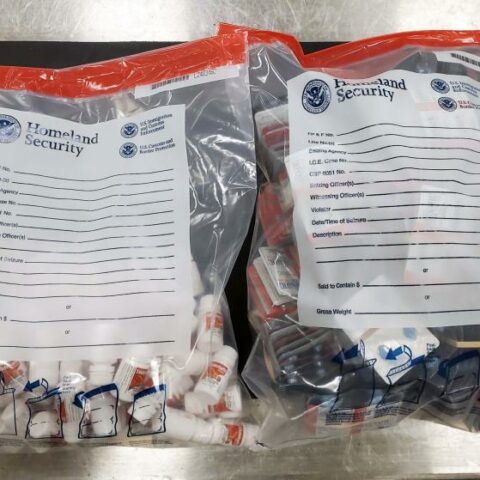 Philadelphia cbp finds 900 ed pills in passenger baggage from dominican republic - photo licensed by shore news network.