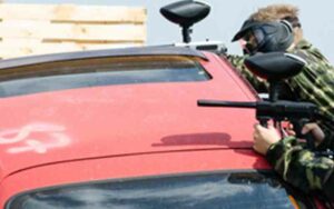 Four teens charged for paintball gun drive-by shootings
