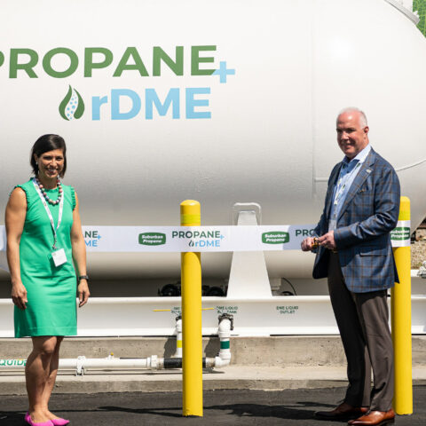 Suburban propane announces the commercial launch of propane+rdme, a revolutionary low-carbon fuel - photo licensed by shore news network.