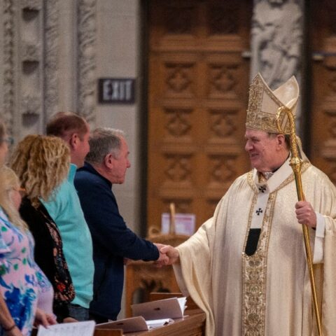 Cardinal tobin hosts first in-person easter mass in two years at newark's cathedral basilica - photo licensed by shore news network.