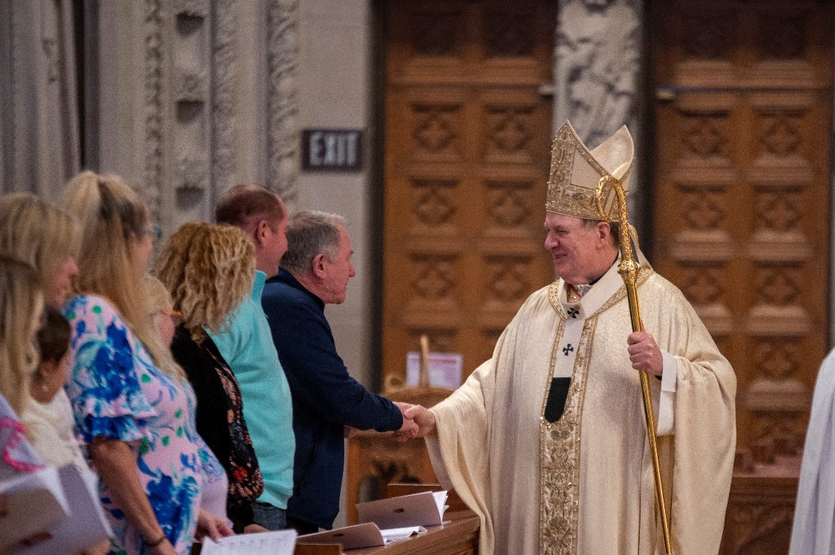 Cardinal Tobin Hosts First In-Person Easter Mass in Two Years at Newark's Cathedral Basilica