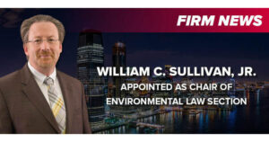 William c. Sullivan, jr. Appointed as chair of environmental law section