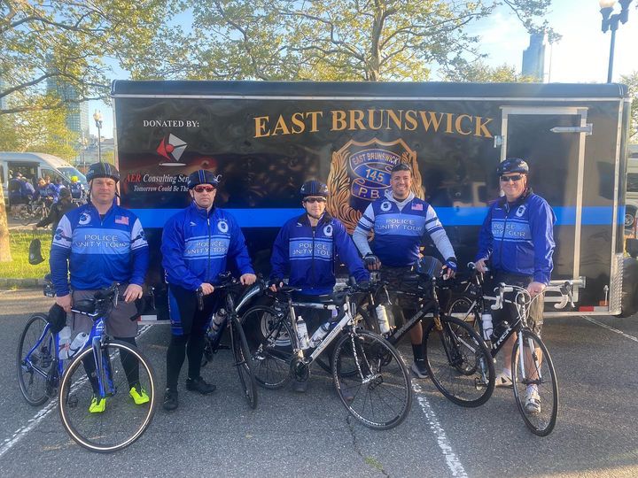 East Brunswick Police Officers Embark on Four Day Bike Ride to D.C. to Honor the Fallen