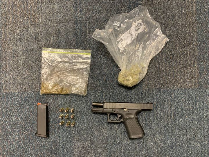 Driver Charged for Marijuana, Gun During Routine Traffic Stop