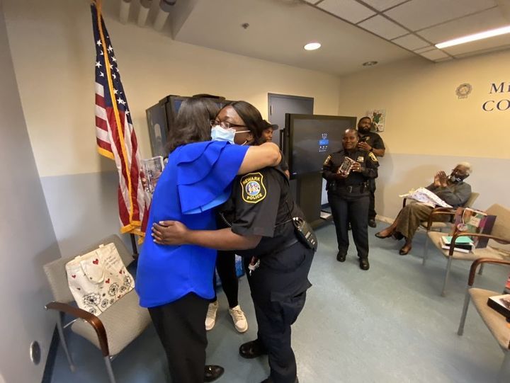 Newark Grandma Thanks Newark Police Officers for Helping High School Grand Daughter to the Right Path
