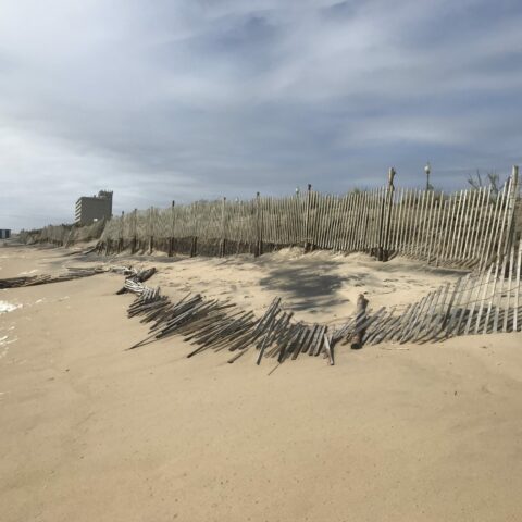 These delaware beach access points are closed at this time due to storm damage - photo licensed by shore news network.