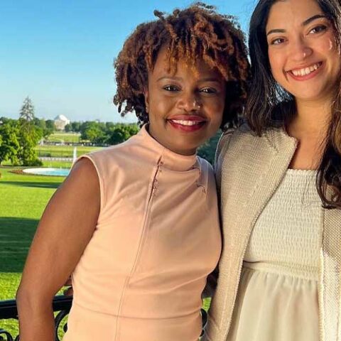 New biden press secretary sports ivanka trump brand dress on first day of job at white house - photo licensed by shore news network.