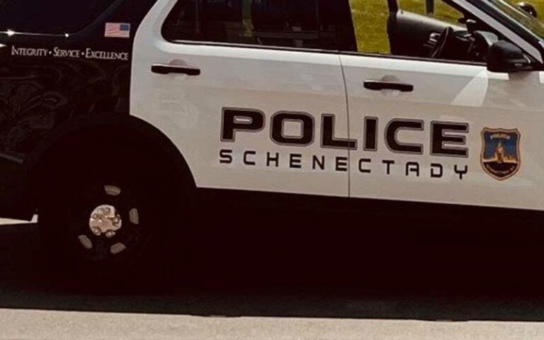 Gunfire leads police to motor vehicle crash in schenectady - photo licensed by shore news network.