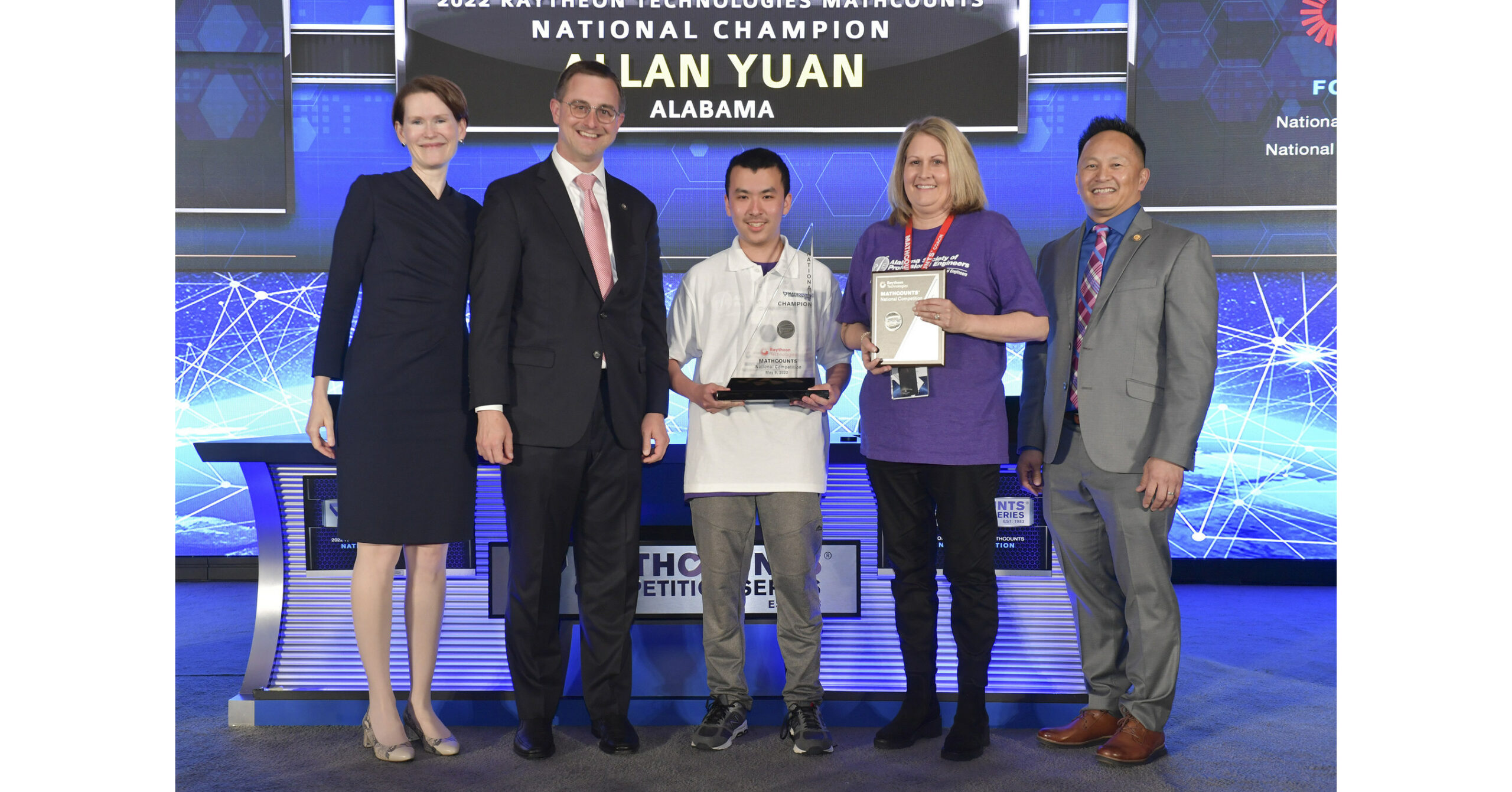 Allan Yuan named 2022 Raytheon Technologies MATHCOUNTS® National Champion