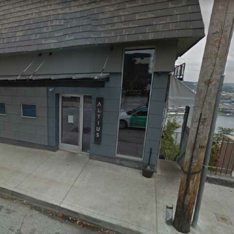 Strolen truck crashes in pittsburgh's altius restaurant causing major damage - photo licensed by shore news network.