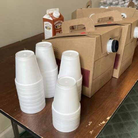 New jersey lawmakers violate styrofoam cup ban on second day of new law - photo licensed by shore news network.
