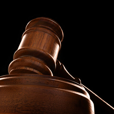 A judge's gavel - file photo