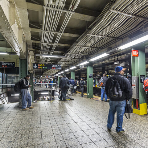 Nypd investigating armed robbery at manhattan subway station - photo licensed by shore news network.
