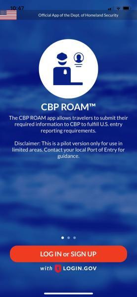 CBP ROAM App