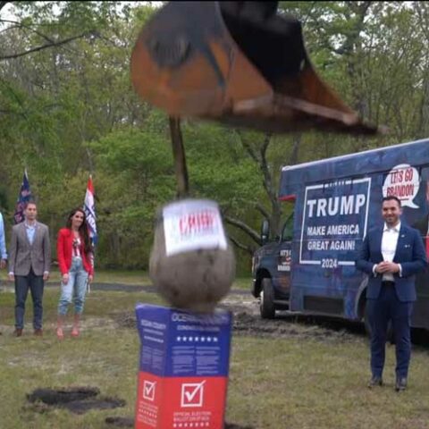 Video shows congressional candidate destroying ocean county vote-by-mail drop box - photo licensed by shore news network.