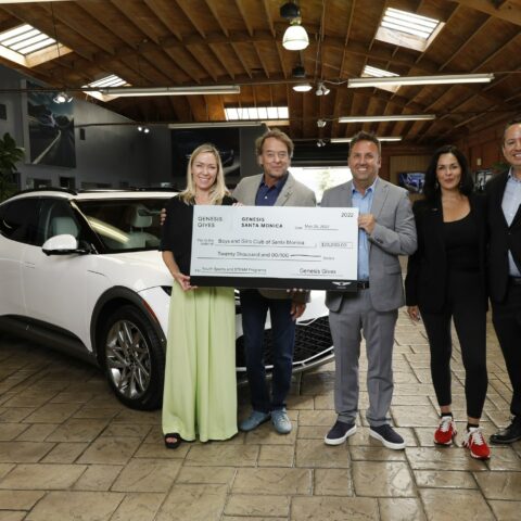 Genesis delivers first gv60 electric vehicle in the u. S. - photo licensed by shore news network.