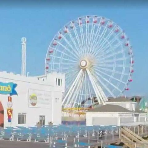 Worker killed in fall from jersey shore boardwalk amusement park ferris wheel - photo licensed by shore news network.