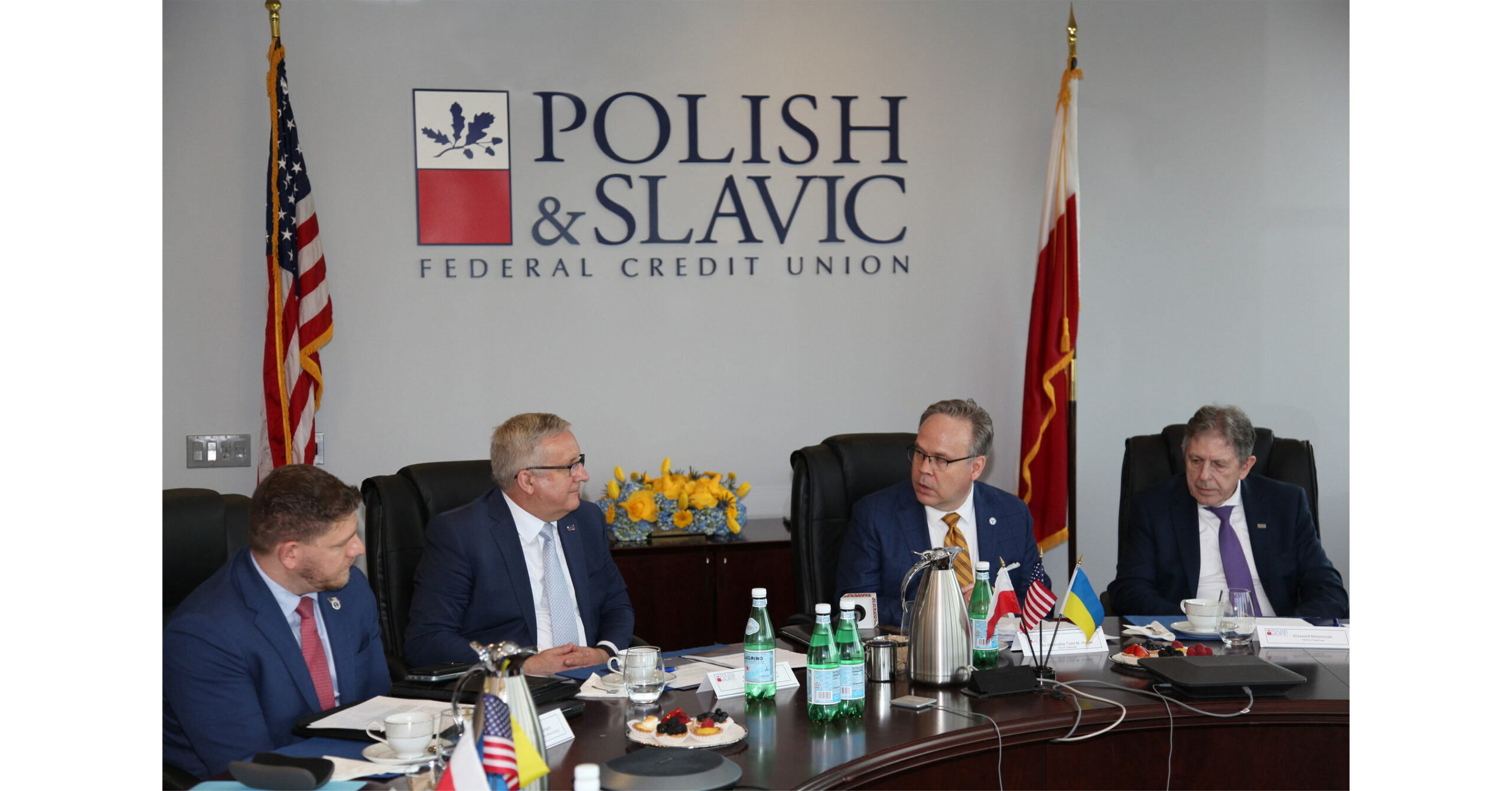 Hon. Todd M. Harper Visits Polish & Slavic FCU