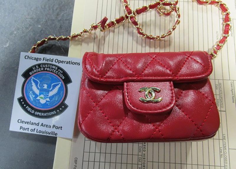 In Less than 24 Hours CBP Officers in Louisville Intercept $3.65M in Counterfeit Designer Apparel & Unapproved Medication Handbag