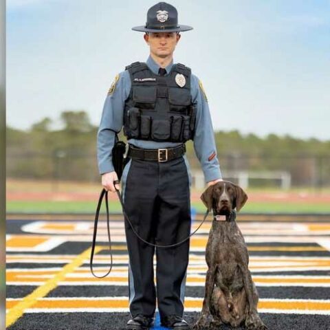Barnegat k9 cop gets body armor donation - photo licensed by shore news network.