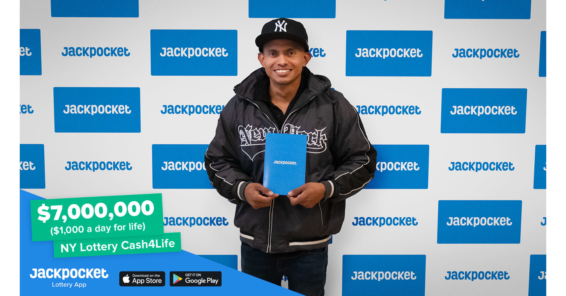 NY Man Wins $7,000,000 With Cash4Life Ticket Ordered on Jackpocket Lottery App