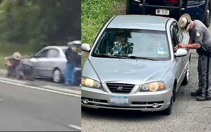 New York State Troopers See 91-Year-Old Korean War Veteran Broken Down and Did This