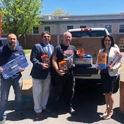 Toms river lowes store makes suprise donation to toms river spear program - photo licensed by shore news network.