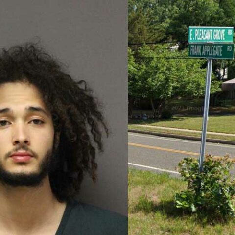 Man armed with beach chair slashed with machete during jackson township street fight - photo licensed by shore news network.