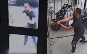 Gunman wanted after firing gun through door in brooklyn