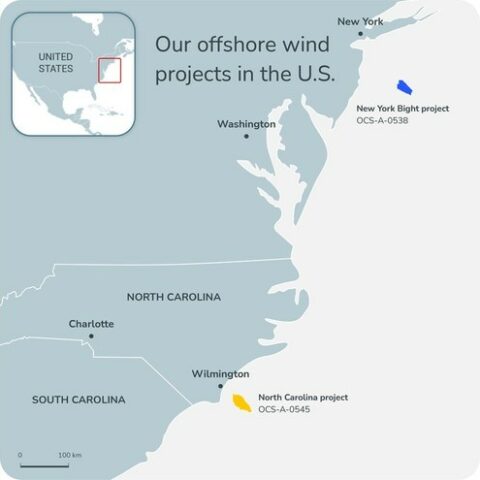 Totalenergies wins maritime lease to develop a 1 gw offshore wind farm off north carolina's coast - photo licensed by shore news network.