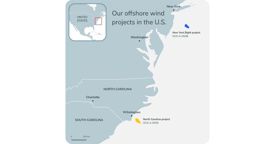 TotalEnergies Wins Maritime Lease to Develop a 1 GW Offshore Wind Farm off North Carolina's Coast