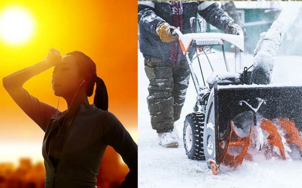 Record Breaking Heat This Weekend on East Coast, 6-10 Inches of Snow in the West