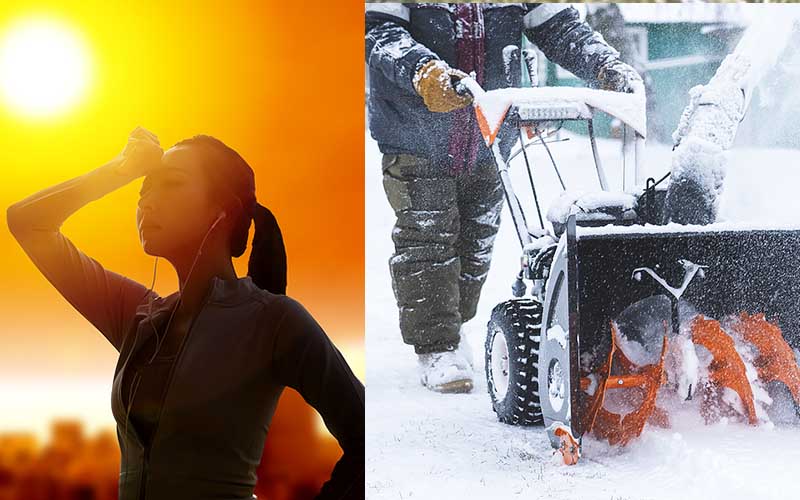 Record Breaking Heat This Weekend on East Coast, 6-10 Inches of Snow in the West
