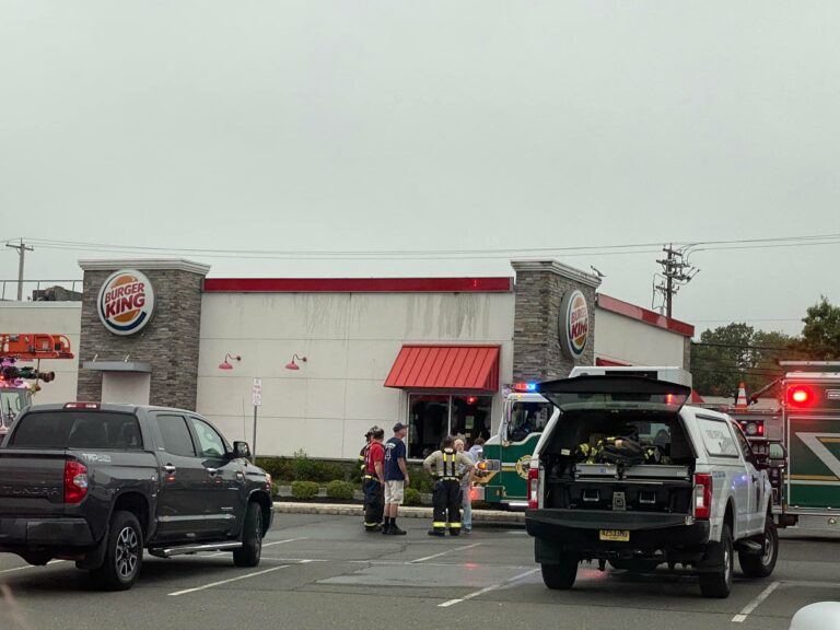 Fire at burger king in jackson temporarily closes restaurant - photo licensed by shore news network.
