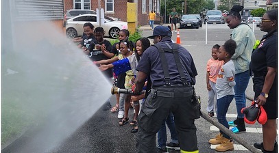 Newark Firefighters Use Juneteenth Celebration to Connect With City Children