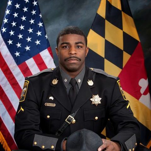 Maryland police officer shot while attempting to arrest fugitive - photo licensed by shore news network.