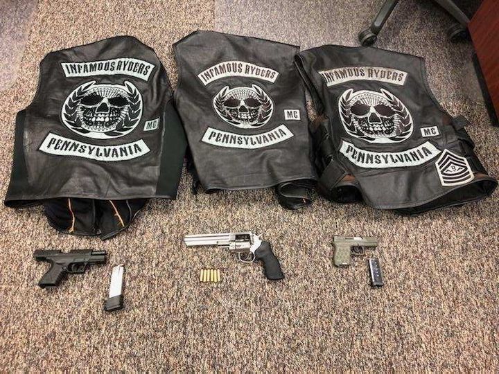 Six Bikers Arrested on Gun Charges