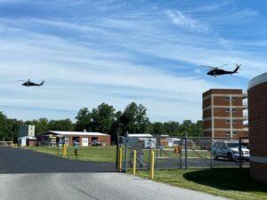 Delaware national guard helicopters will be flying around dover tonight; here's why
