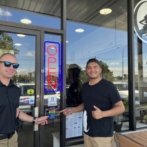 Hate crime safe places added inside west long branch pizzeria - photo licensed by shore news network.