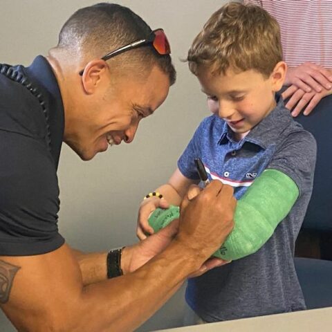 Random act of kindness as egg harbor cop, coach leaves game to help child with broken arm - photo licensed by shore news network.