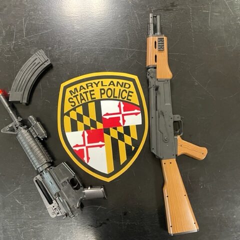 Two teens robbed pittsville store with ak-47, ar-15, fled in stolen car - photo licensed by shore news network.