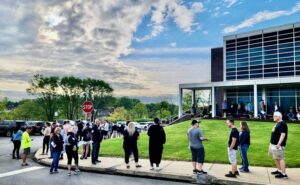 Lines around the block as 900 south park residents apply for conceal carry permits