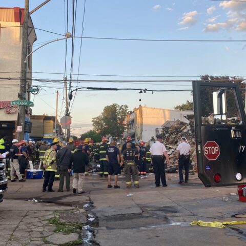 Philadelphia firefighter killed in morning building collapse - photo licensed by shore news network.