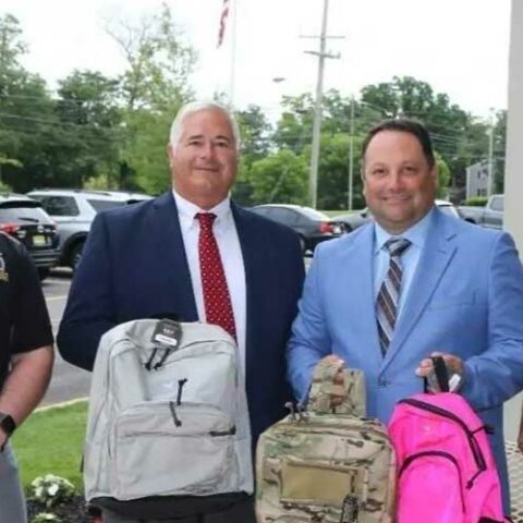 Toms river schools receive donation of bulletproof backpacks - photo licensed by shore news network.