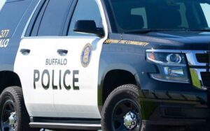 Buffalo police department patrol Cruiser-stock photo