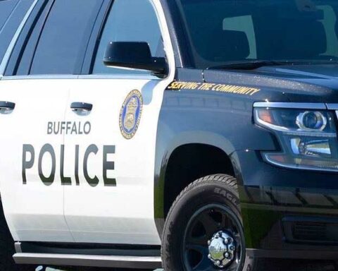 Buffalo police department patrol Cruiser-stock photo
