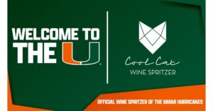 Cool cat named official wine spritzer of university of miami athletics