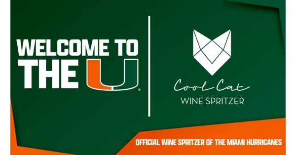 Cool Cat Named Official Wine Spritzer of University of Miami Athletics